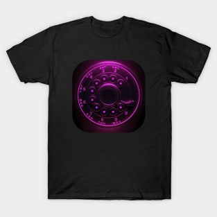 Neon Retro Rotary Dial T-Shirt